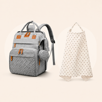 Grey + Nursing Cover