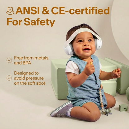 BaseCub® 2-in-1 Baby Ear Muffs