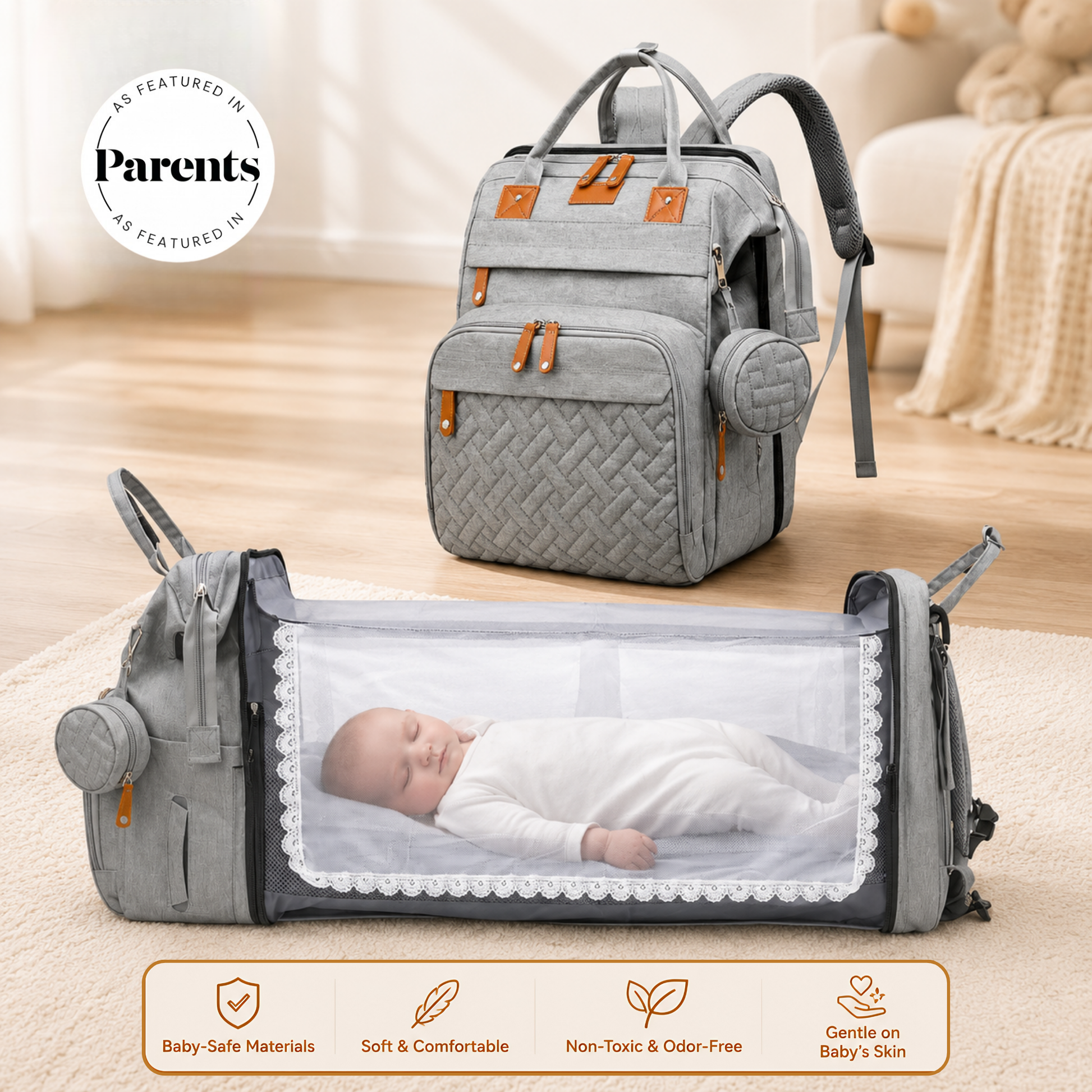 baby diaper travel backpack Expedition Bag Horizon Blue by TBG free diaper bag is made of durable BabbleRoo Original Diaper Bag Backpack