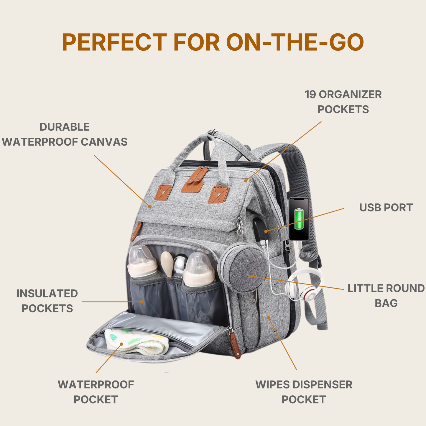 BaseCub® - Adventure Ready Diaper Bag