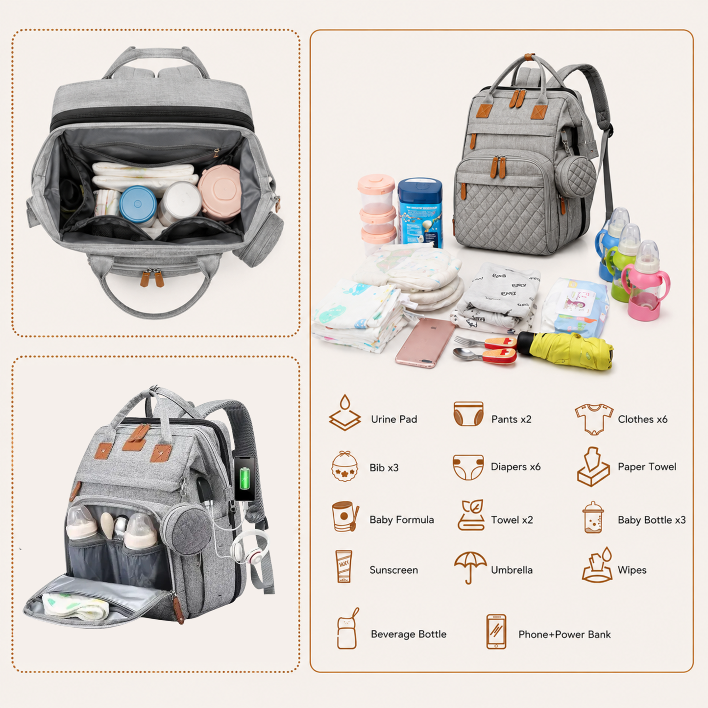 BaseCub® - Adventure Ready Diaper Bag